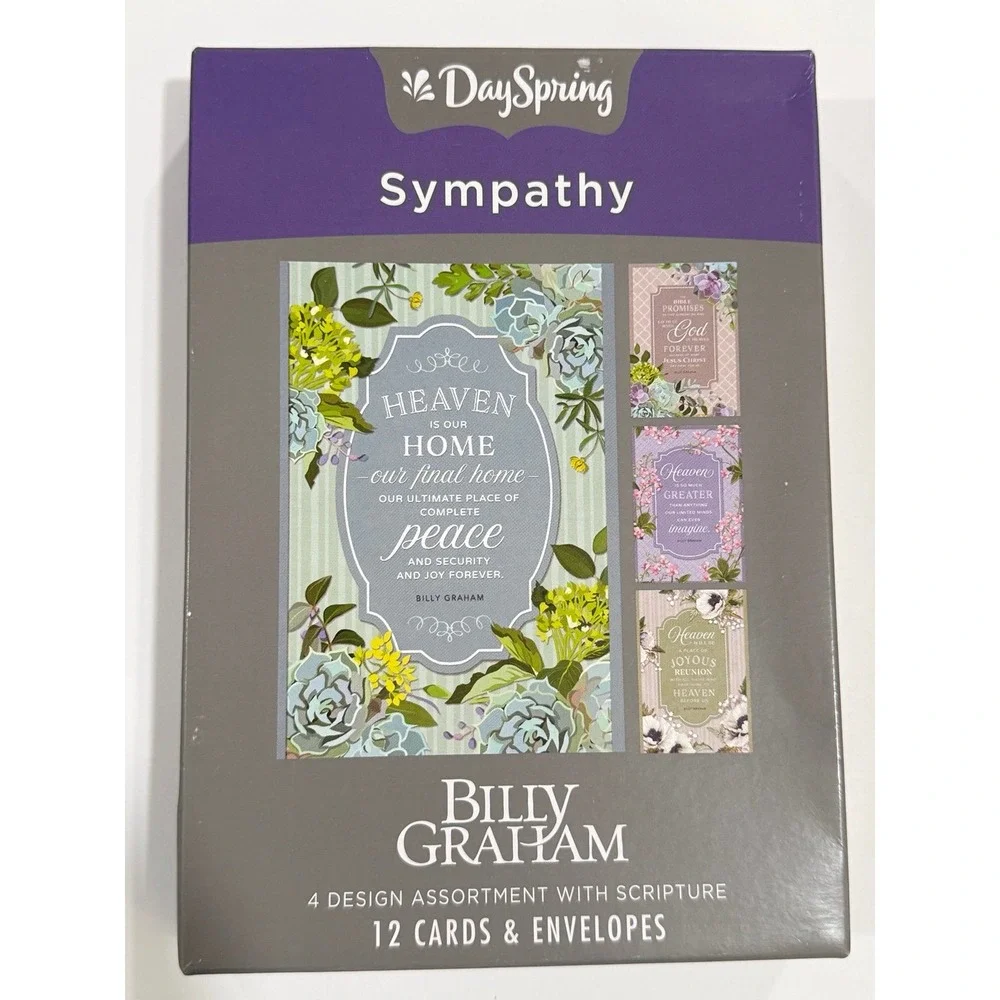 DaySpring Christian Greeting Card‎ Assortment + Scripture Shareable's & Card Box